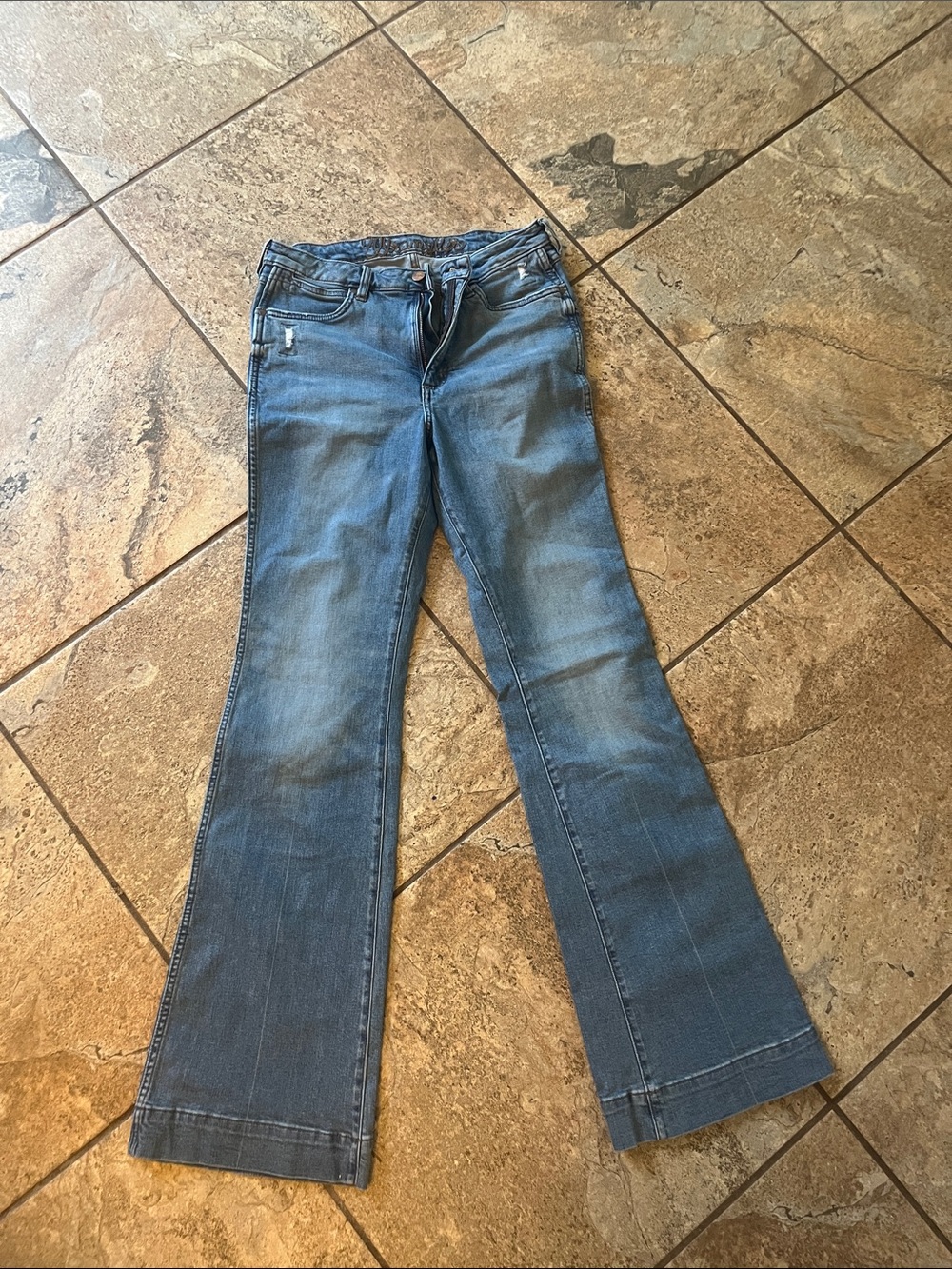 Wrangler Medium Blue Flare Jeans